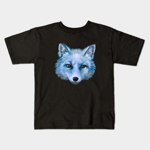 Arctic fox Kids T-Shirt by Perezart99